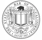 The State Bar of California seal logo
